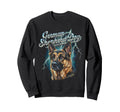 German Shepherd 90S Dog Lover Sweatshirt - Casual Everyday Wear Men Women - T-Shirt, Sweatshirt, Hoodie