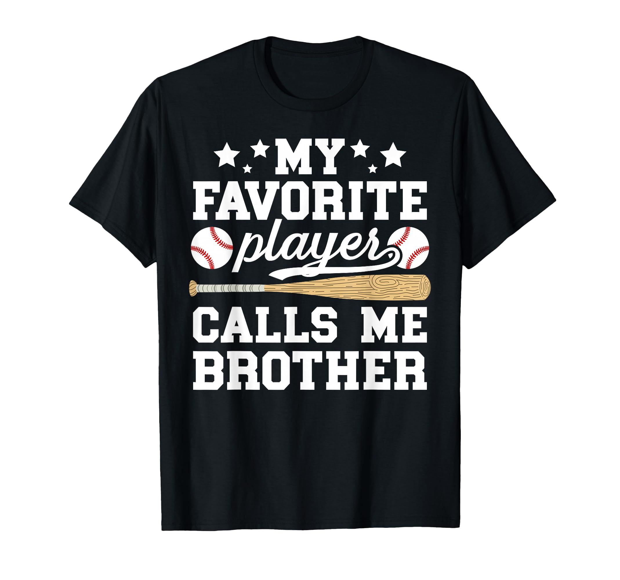 Baseball Brother Baseball Player Proud T-Shirt - Graphic Print for Adults - T-Shirt, Sweatshirt, Hoodie