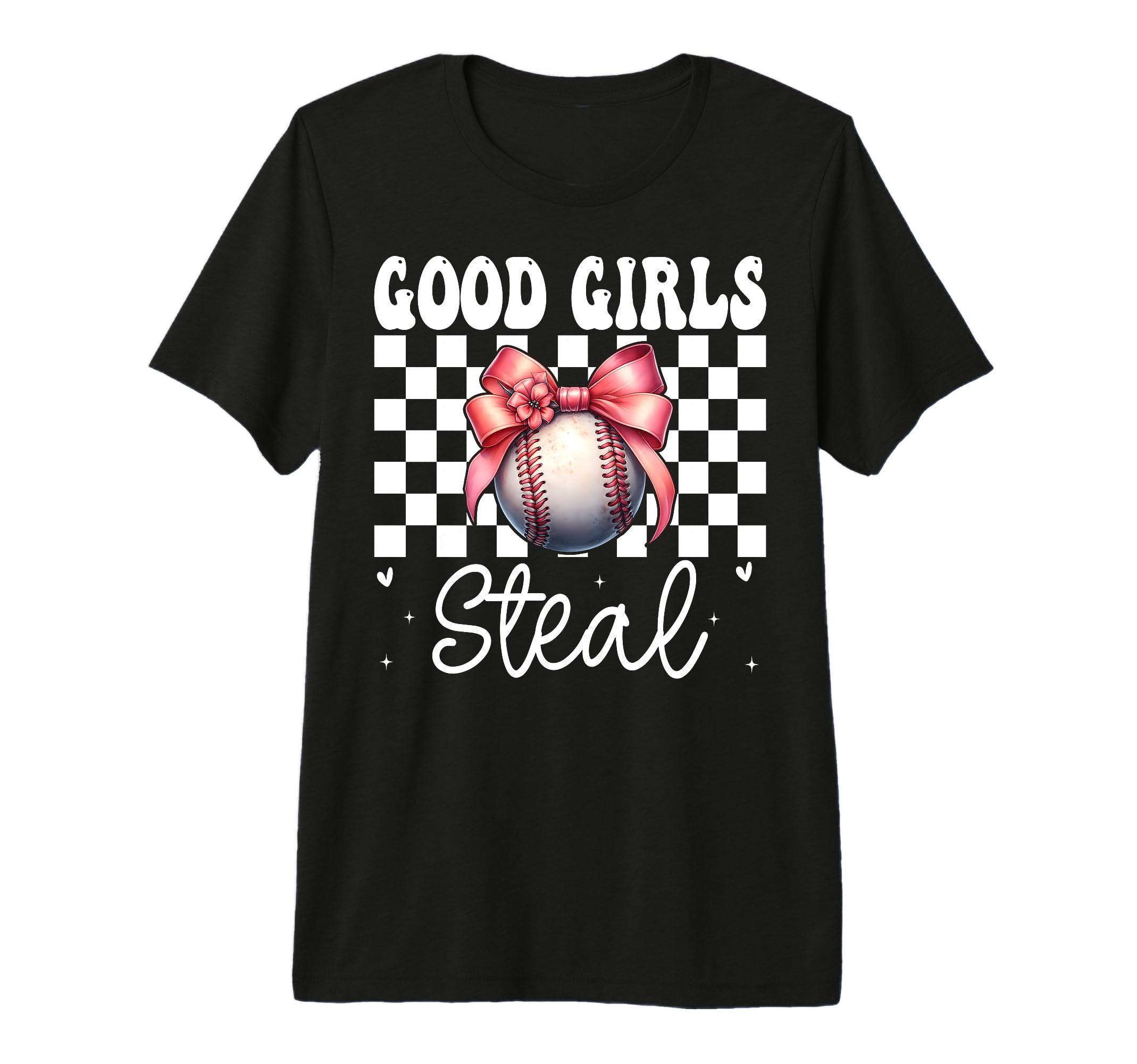 Baseball Mom Mothers Day Coquette Bow T-Shirt - Minimalist Print Men Women - T-Shirt, Sweatshirt, Hoodie