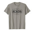 Acadia National Park Tree Hexagon Badge T-Shirt - Trendy Graphic Unisex - T-Shirt, Sweatshirt, Hoodie