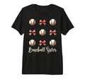 Baseball Sister Funny Coquette Bow T-Shirt - Aesthetic Graphic Unisex - T-Shirt, Sweatshirt, Hoodie