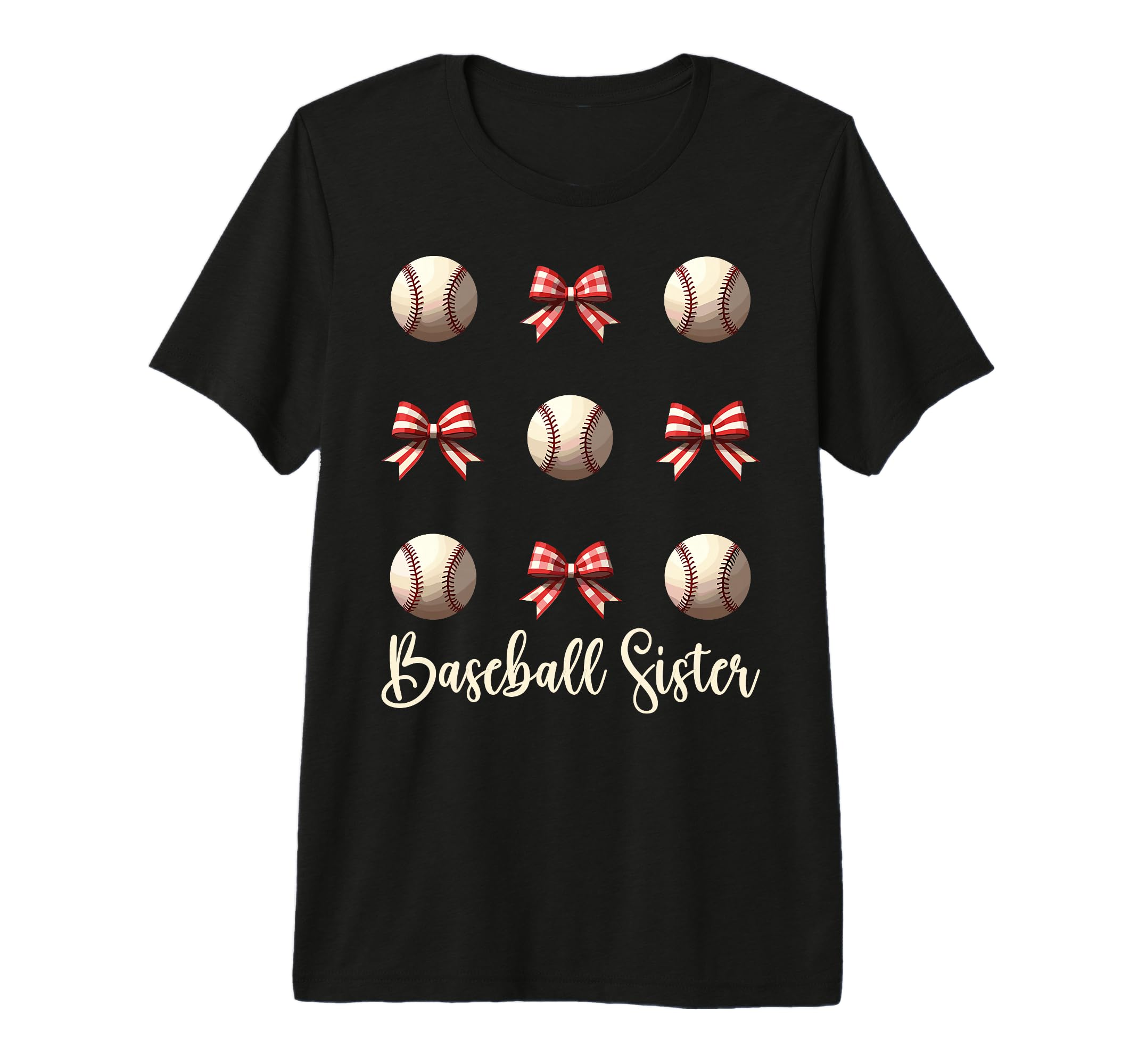 Baseball Sister Funny Coquette Bow T-Shirt - Aesthetic Graphic Unisex - T-Shirt, Sweatshirt, Hoodie