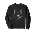 Majestic Maine Coon Cat Gothic Sweatshirt - Unique Graphic Men Women - T-Shirt, Sweatshirt, Hoodie