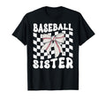 Baseball Sister Coquette Bow T-Shirt - Casual Everyday Wear Men Women - T-Shirt, Sweatshirt, Hoodie