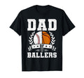 Dad Ballers Baseball Basketball T-Shirt - Casual Everyday Wear Unisex - T-Shirt, Sweatshirt, Hoodie
