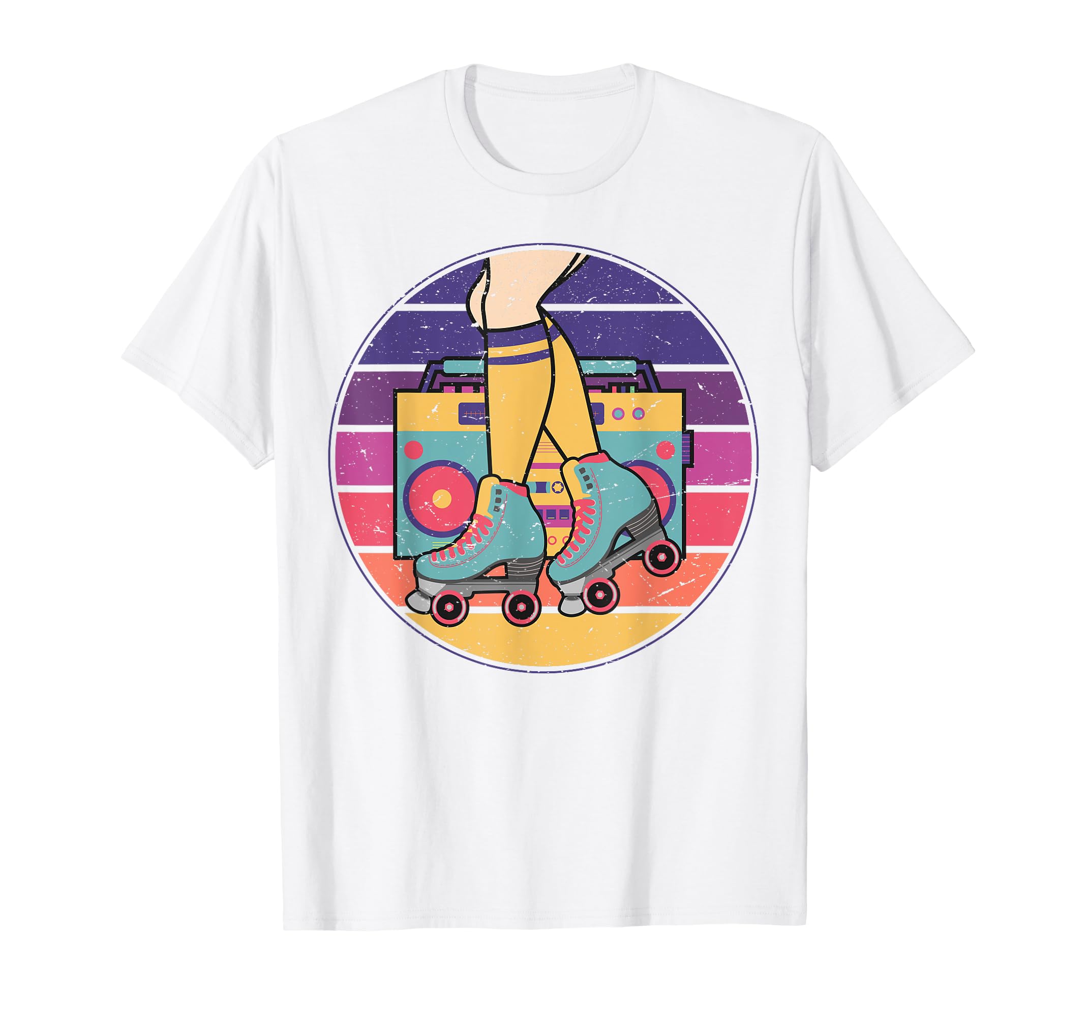 Roller Skate Radio Skating Disco T-Shirt - Casual Everyday Wear Men Women - T-Shirt, Sweatshirt, Hoodie
