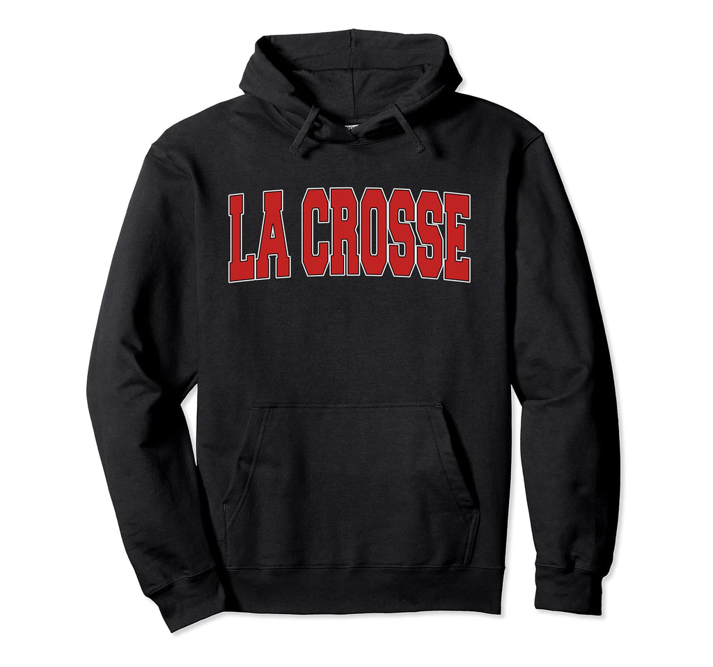 La Crosse Wi Wisconsin Varsity Usa Hoodie - Fun Novelty Design for Adults - T-Shirt, Sweatshirt, Hoodie