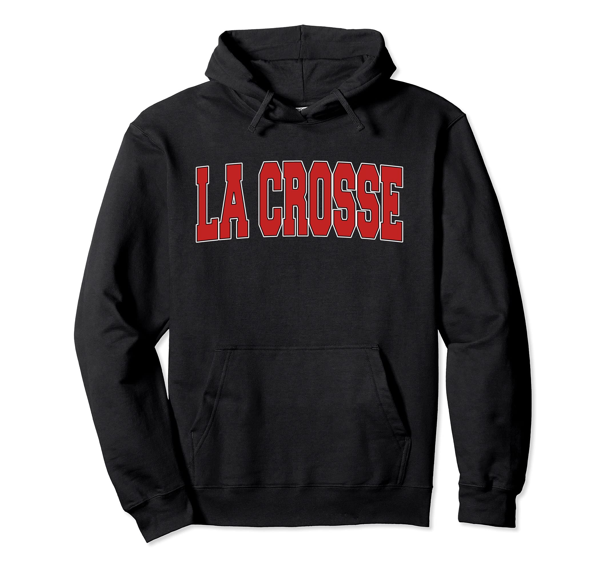 La Crosse Wi Wisconsin Varsity Usa Hoodie - Fun Novelty Design for Adults - T-Shirt, Sweatshirt, Hoodie