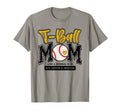 T Ball Mom Yellow Varsity Baseball T-Shirt - Aesthetic Graphic Men Women - T-Shirt, Sweatshirt, Hoodie