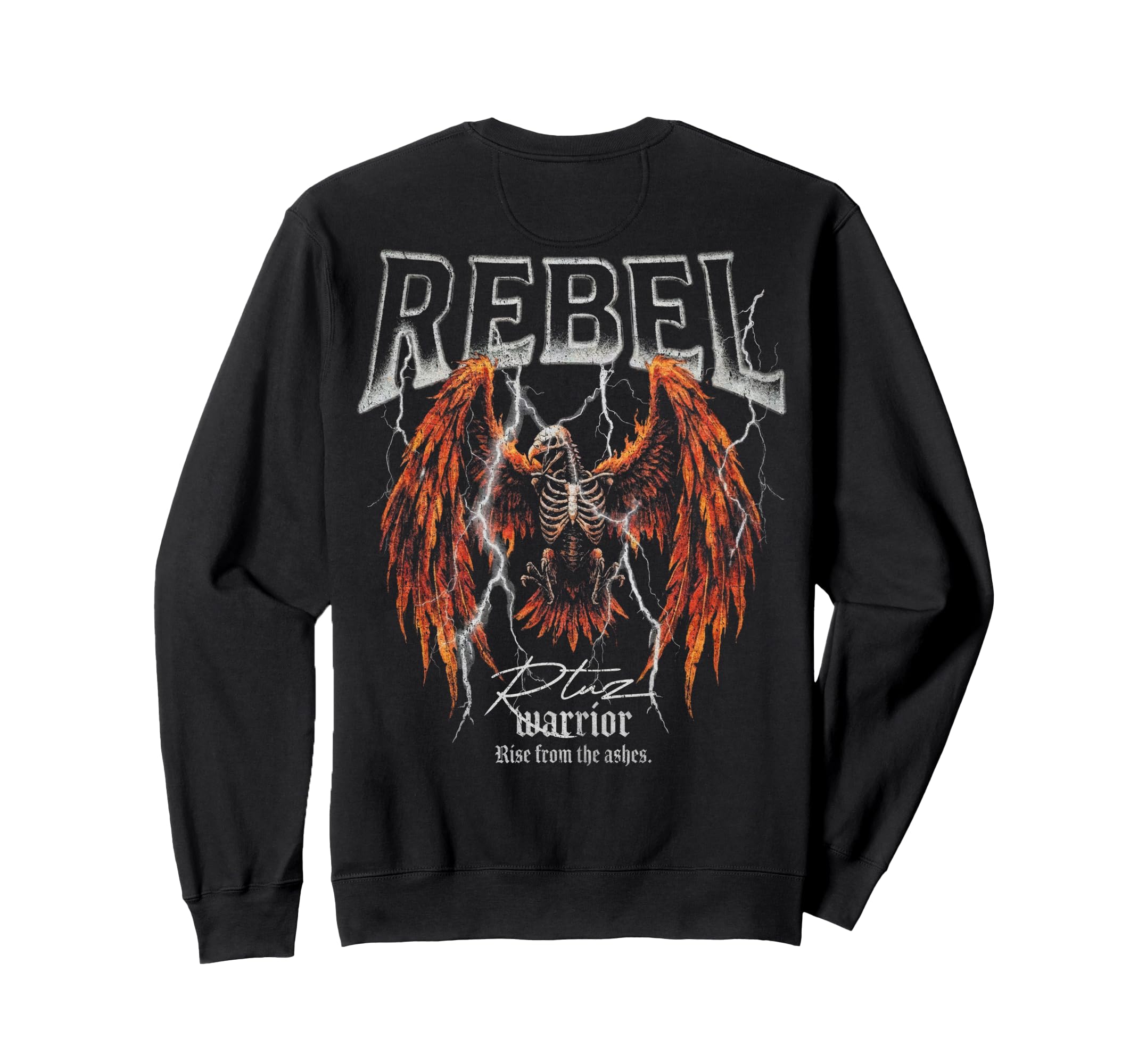 Back Y2K Streetwear Phoenix Sweatshirt - Graphic Print Men Women - T-Shirt, Sweatshirt, Hoodie