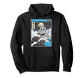 Gaming Cat Surfing Kanagawa Wave Kawaii Hoodie - Trendy Graphic Unisex - T-Shirt, Sweatshirt, Hoodie