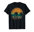 Sunset Beach Palm Trees Summer Vibes T-Shirt - Custom Art Print Unisex - T-Shirt, Sweatshirt, Hoodie