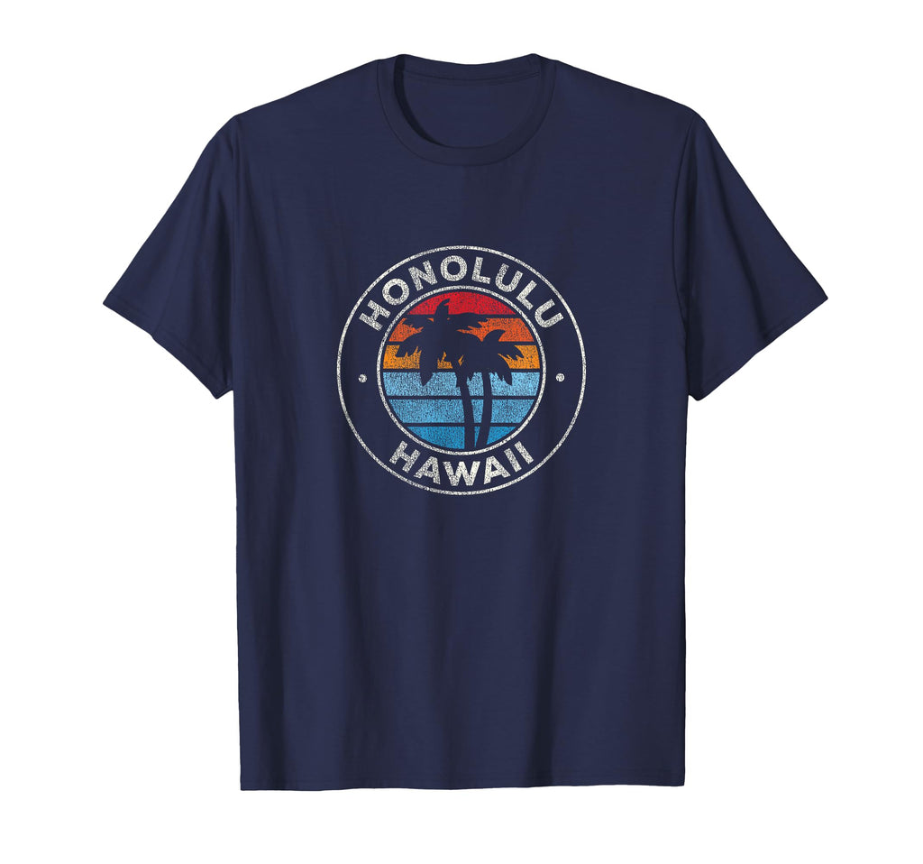 Honolulu Hawaii Hi 70S T-Shirt - Aesthetic Graphic for Adults - T-Shirt, Sweatshirt, Hoodie