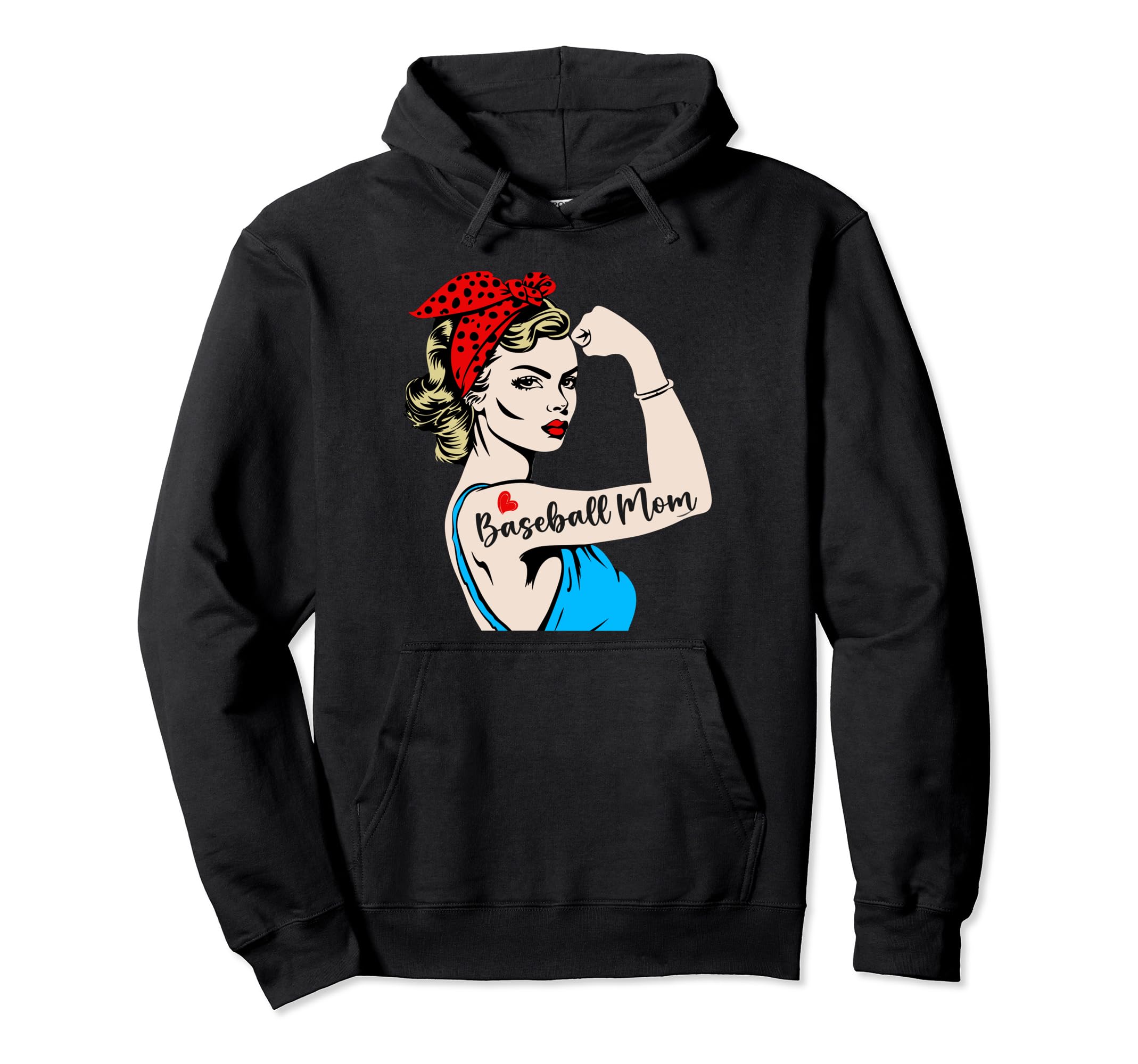 Baseball Mom Baseball Sport Lover Gift Hoodie - Unique Graphic Men Women - T-Shirt, Sweatshirt, Hoodie