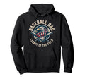 Baseball Fathers Day Baseball Dad Hoodie - Graphic Print Unisex - T-Shirt, Sweatshirt, Hoodie