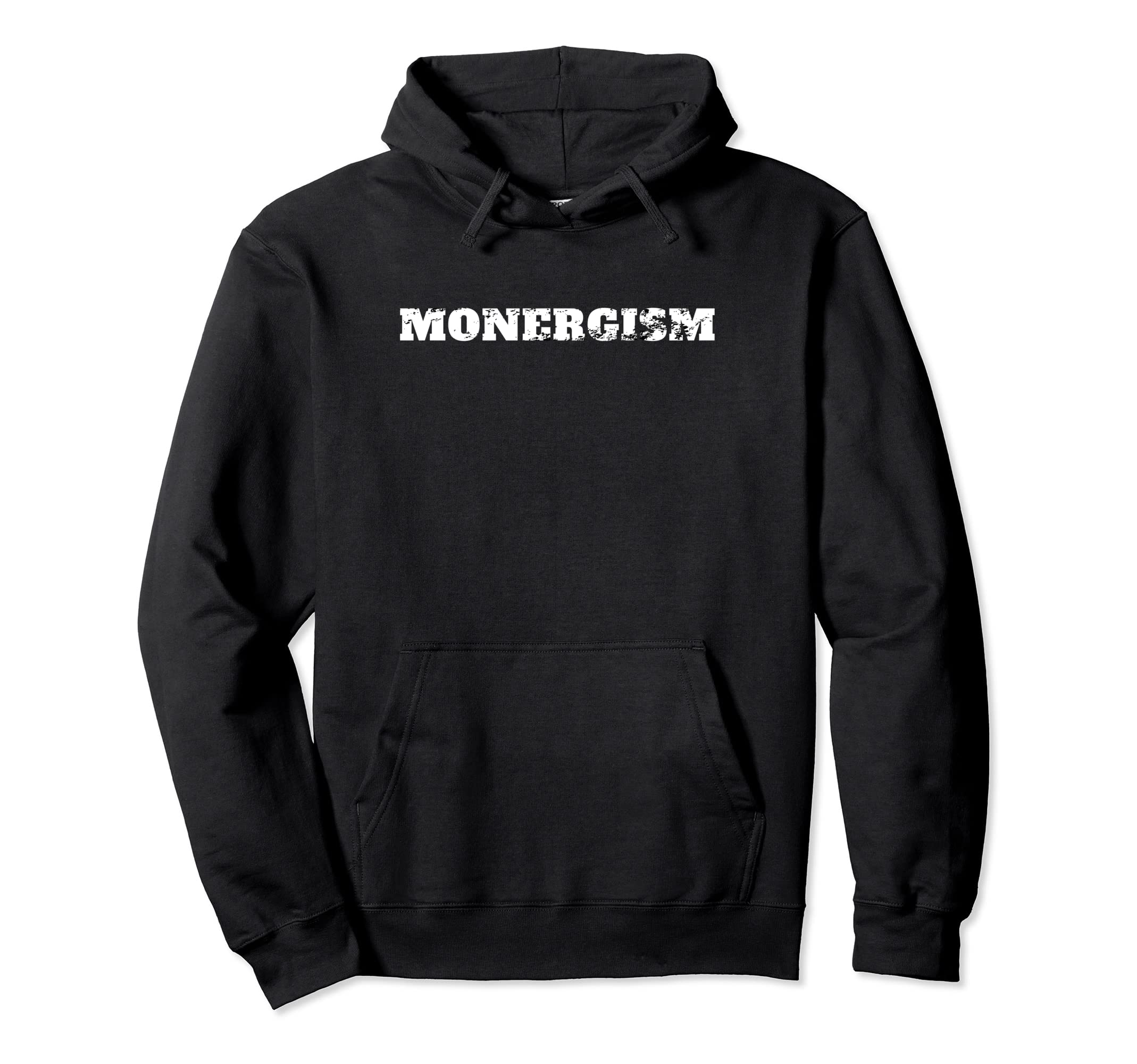 Monergism Religion Distressed Hoodie - Minimalist Print Men Women - T-Shirt, Sweatshirt, Hoodie