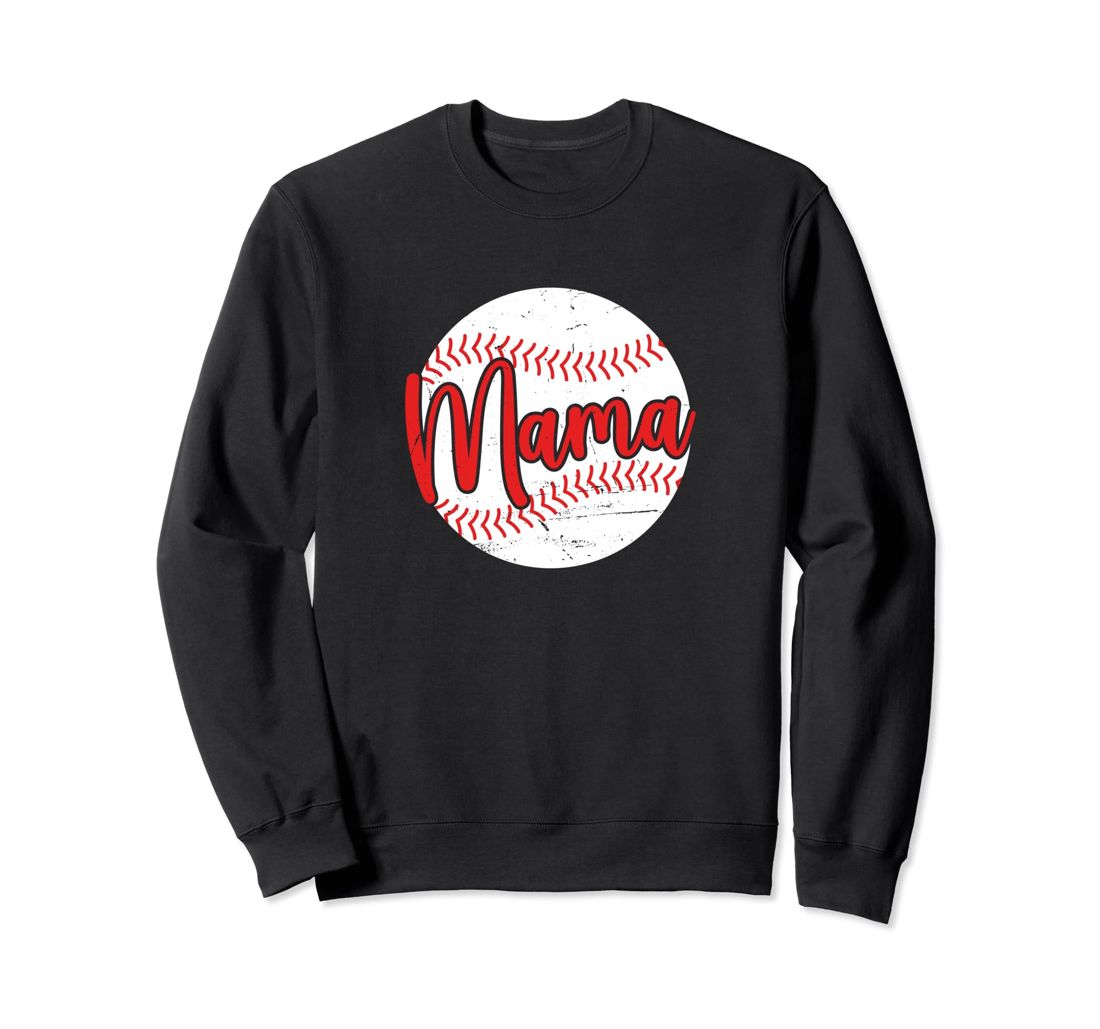 Mama Baseball Mom Sweatshirt - Aesthetic Graphic for Adults - T-Shirt, Sweatshirt, Hoodie