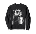 Opossum Drinking Iced Coffee Sweatshirt - Casual Everyday Wear Unisex - T-Shirt, Sweatshirt, Hoodie