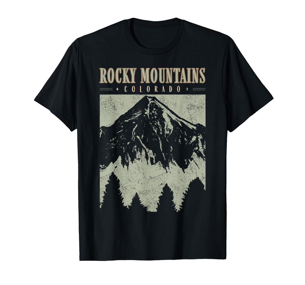 Rocky Mountains National Park T-Shirt - Minimalist Print Men Women - T-Shirt, Sweatshirt, Hoodie