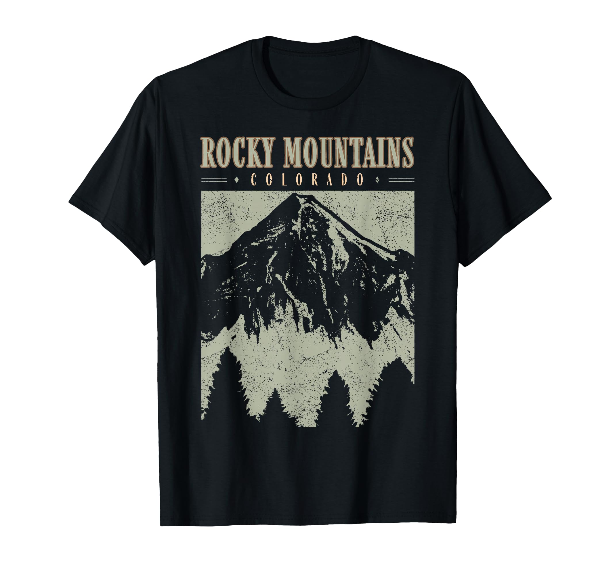 Rocky Mountains National Park T-Shirt - Minimalist Print Men Women - T-Shirt, Sweatshirt, Hoodie