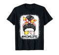 Mom Life Messy Bun Softball Baseball T-Shirt - Novelty Apparel Men Women - T-Shirt, Sweatshirt, Hoodie
