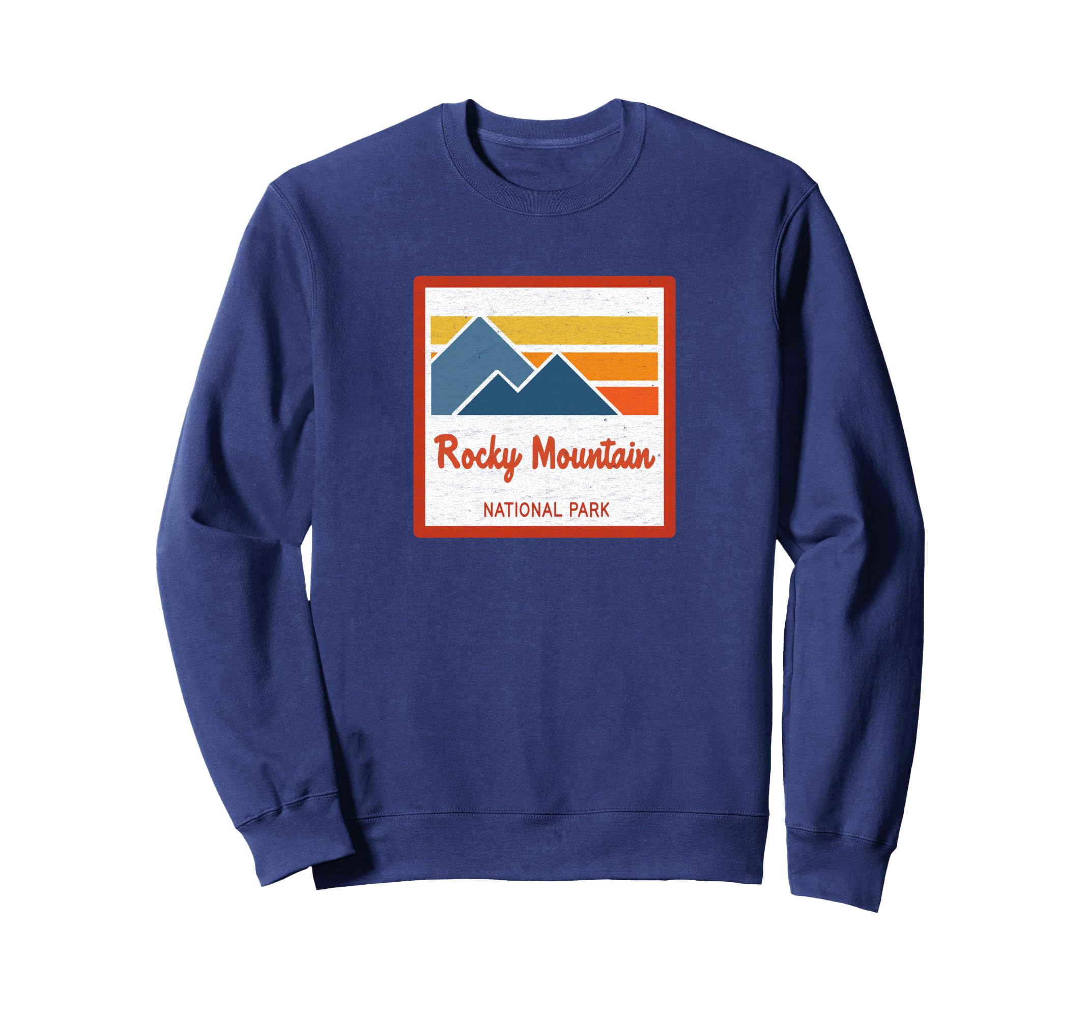 Rocky Mountain National Park Stripes Sweatshirt - Novelty Apparel Unisex - T-Shirt, Sweatshirt, Hoodie