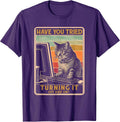 Cat Tech-Support Engineer Computer Have You 9 - Adult & Kids T-Shirts, Sweatshirts & Hoodies apparel design preview 1