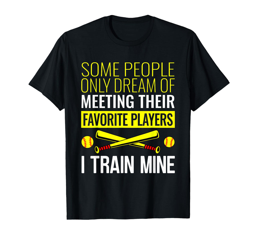 Funny Softball Coach Trainer Bat And Ball T-Shirt - Unique Graphic Unisex - T-Shirt, Sweatshirt, Hoodie
