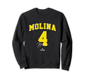 Yadier Molina St Louis Baseball Sweatshirt - Minimalist Print for Adults - T-Shirt, Sweatshirt, Hoodie