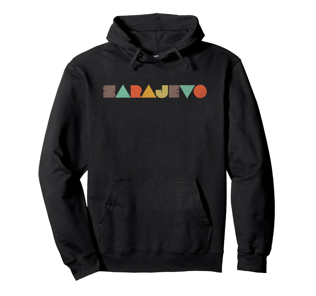 Sarajevo Distressed Hoodie - Streetwear Style Unisex - T-Shirt, Sweatshirt, Hoodie