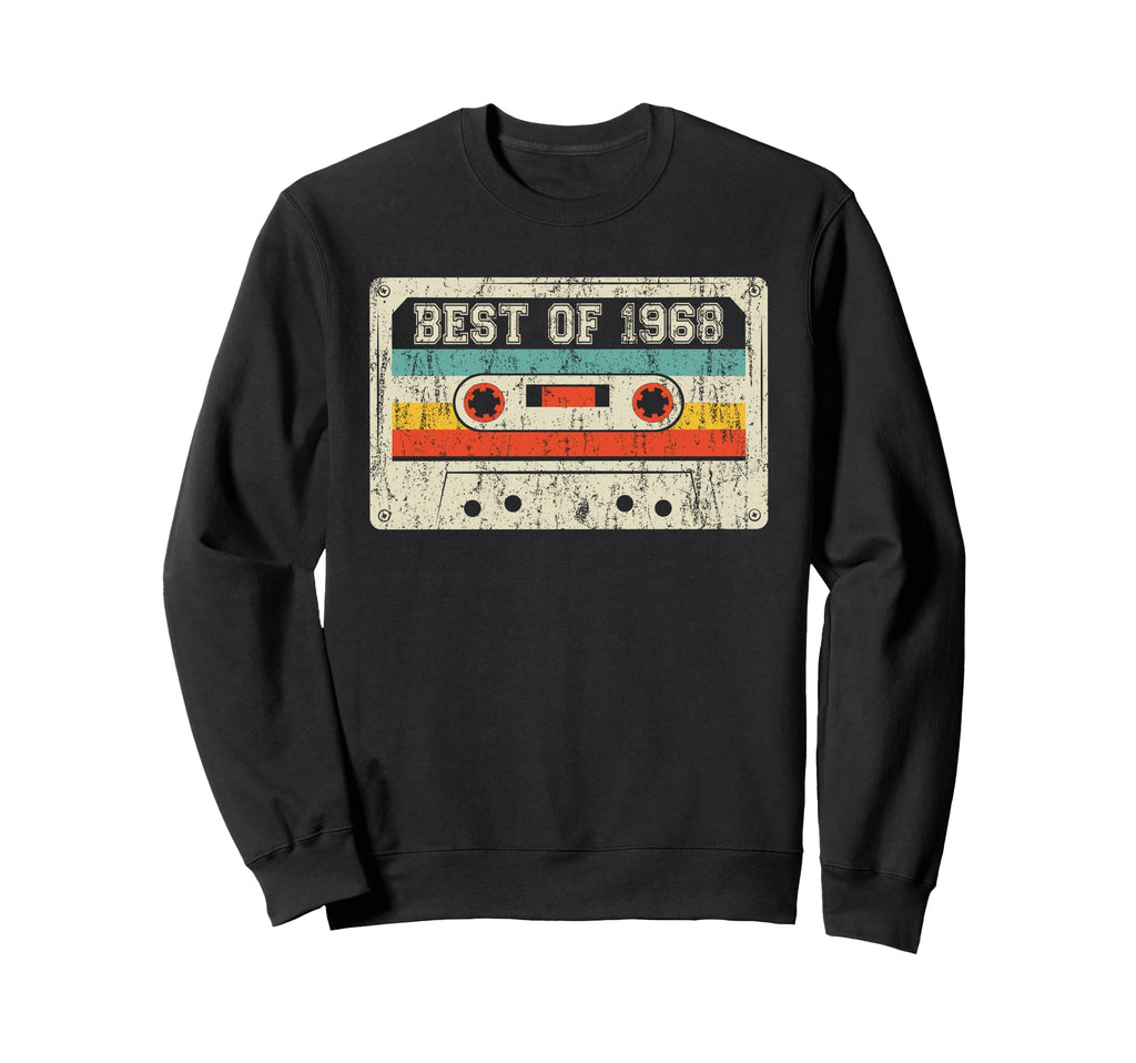 57Th Birthday Gifts Best 1968 Cassette Sweatshirt - Novelty Apparel Unisex - T-Shirt, Sweatshirt, Hoodie