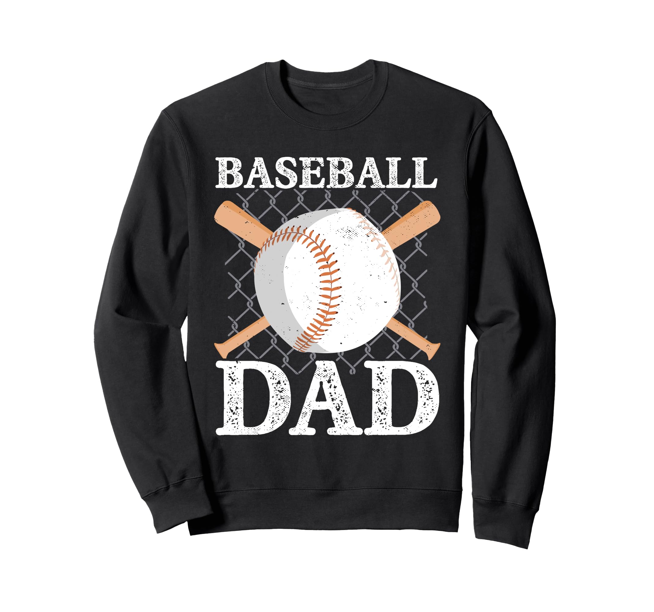 Fathers Day Baseball Dad Parent Sweatshirt - Graphic Print Unisex - T-Shirt, Sweatshirt, Hoodie