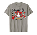 Leopard Baseball Mom Game Day Vibes T-Shirt - Graphic Print Men Women - T-Shirt, Sweatshirt, Hoodie