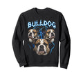 Bulldog 90S Heavy Metal Dog Lover Sweatshirt - Custom Art Print Men Women - T-Shirt, Sweatshirt, Hoodie