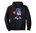 Baseball Ice Cream Drip Catcher American Hoodie - Aesthetic Graphic Unisex - T-Shirt, Sweatshirt, Hoodie