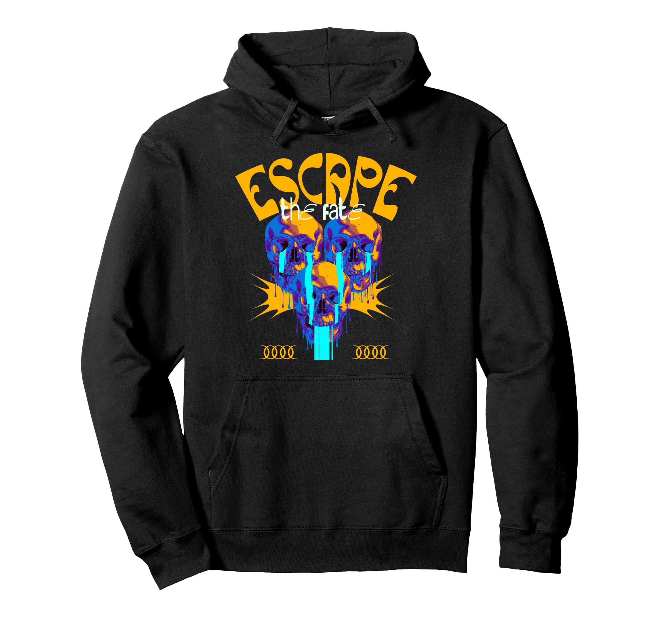 Y2K Escape Bold Urban Graffiti Hoodie - Aesthetic Graphic Men Women - T-Shirt, Sweatshirt, Hoodie