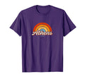 Athens Georgia Ga Rainbow 70S T-Shirt - Minimalist Print Unisex - T-Shirt, Sweatshirt, Hoodie