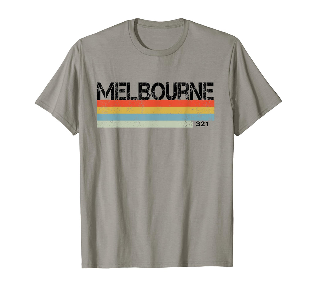 Melbourne Fl Stripes T-Shirt - Minimalist Print for Adults - T-Shirt, Sweatshirt, Hoodie