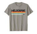 Melbourne Fl Stripes T-Shirt - Minimalist Print for Adults - T-Shirt, Sweatshirt, Hoodie