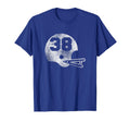 Football Jersey Number 38 Player Number T-Shirt - Aesthetic Graphic Unisex - T-Shirt, Sweatshirt, Hoodie