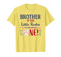 Brother First Birthday Little Rookie T-Shirt - Graphic Print Unisex - T-Shirt, Sweatshirt, Hoodie