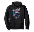 Baseball Dad Ice Cream Drip Sprinkles Hoodie - Casual Everyday Wear Unisex - T-Shirt, Sweatshirt, Hoodie