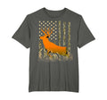 Mule Deer Hunting Distressed American Flag T-Shirt - Trendy Graphic Unisex - T-Shirt, Sweatshirt, Hoodie