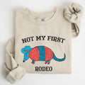 Not My First Rodeo, Cowboy Armadillo, Cute, - Adult & Kids T-Shirts, Sweatshirts & Hoodies apparel design preview 1