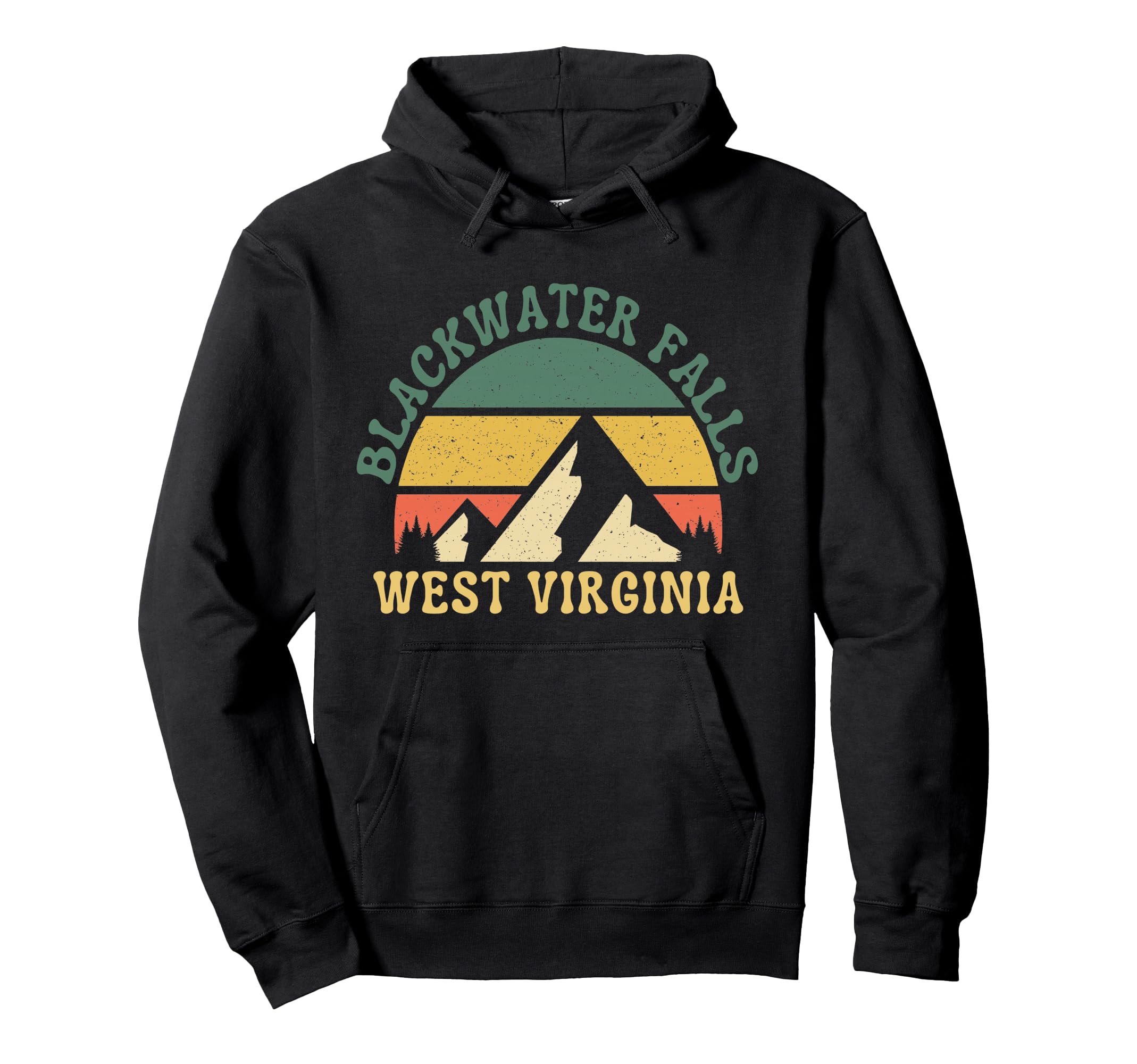 Blackwater Falls West Virginia Hoodie - Custom Art Print Men Women - T-Shirt, Sweatshirt, Hoodie