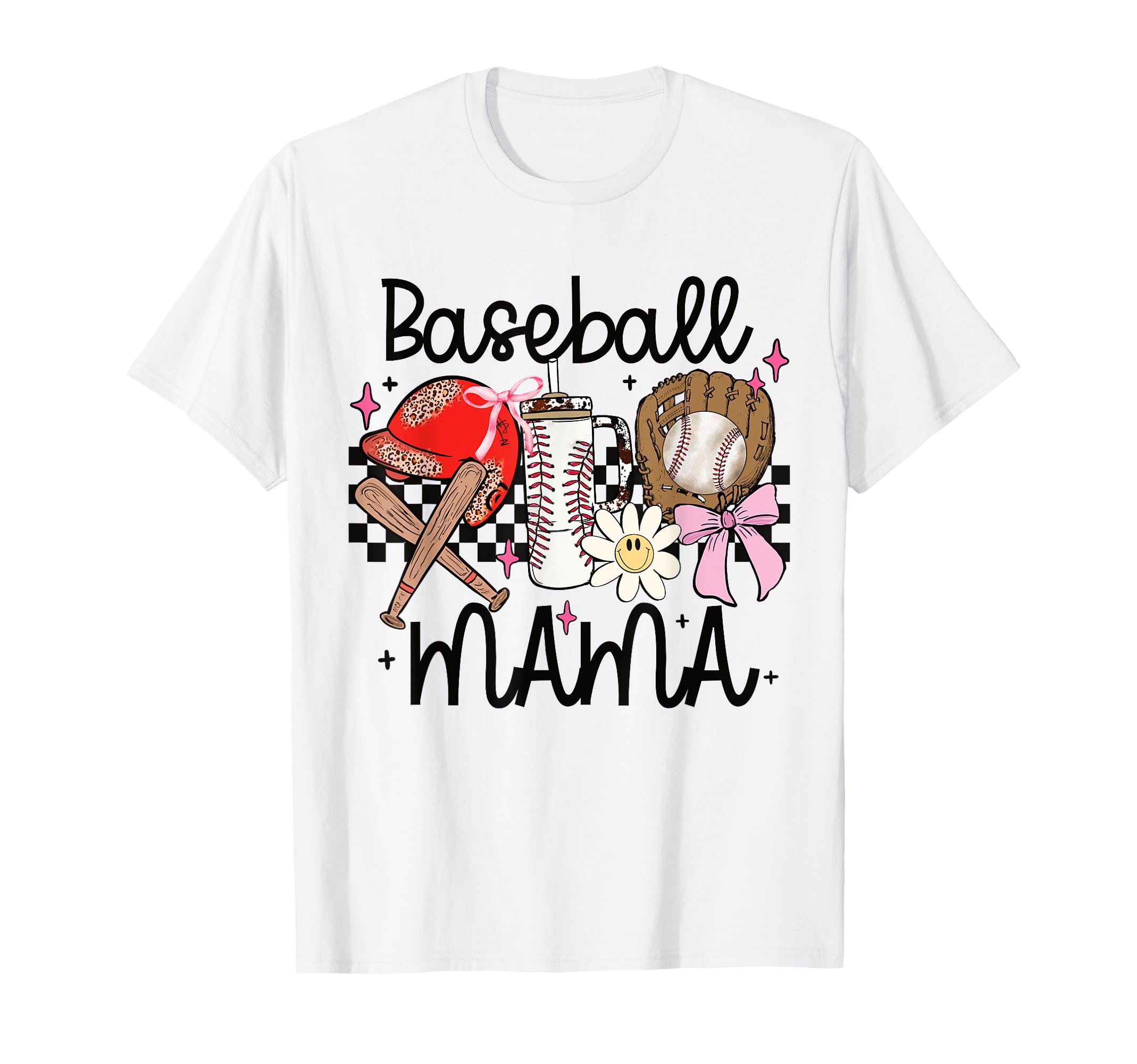 Baseball Mama Leopard Helmet Bat Glove T-Shirt - Unique Graphic Men Women - T-Shirt, Sweatshirt, Hoodie