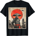Alien Samurai UFO Sci-Fi Anime for Men Women Kids - Adult & Kids T-Shirts, Sweatshirts & Hoodies apparel design preview 1