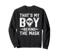 Thats My Baseball Catcher Dad Baseball Sweatshirt - Graphic Print Unisex - T-Shirt, Sweatshirt, Hoodie