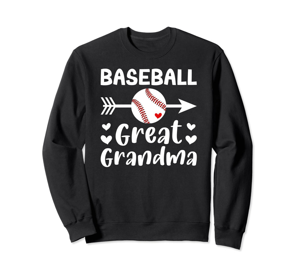 Baseball Great Grandma Baseball Sweatshirt - Aesthetic Graphic Unisex - T-Shirt, Sweatshirt, Hoodie