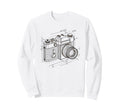 Exploded Camera Diagram Schematic Sweatshirt - Custom Art Print for Adults - T-Shirt, Sweatshirt, Hoodie